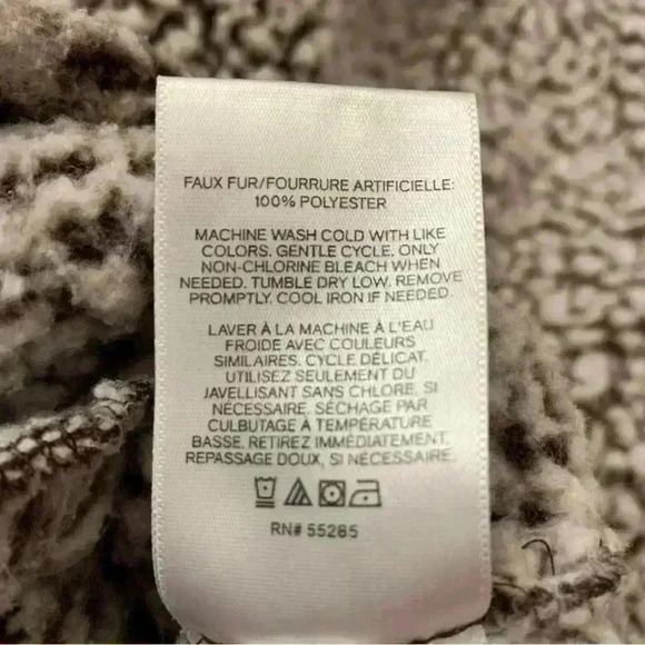 Express One Eleven Sherpa Jacket Size Medium - Picture 9 of 9